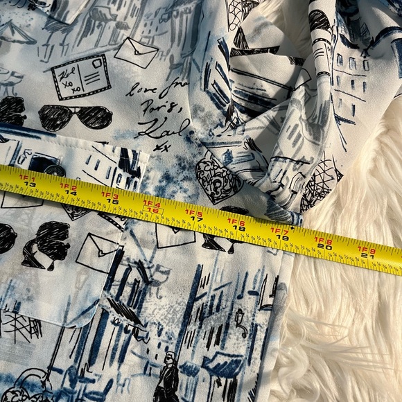 Karl Lagerfeld Paris corp core, business casual, coastal core long sleeve shirt - Picture 13 of 15